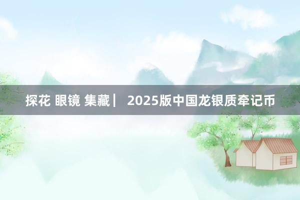 探花 眼镜 集藏 ▏2025版中国龙银质牵记币