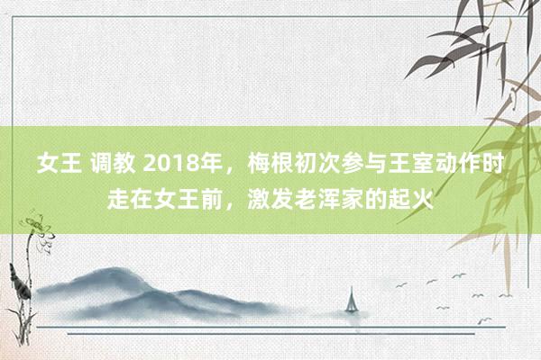 女王 调教 2018年，梅根初次参与王室动作时走在女王前，激发老浑家的起火