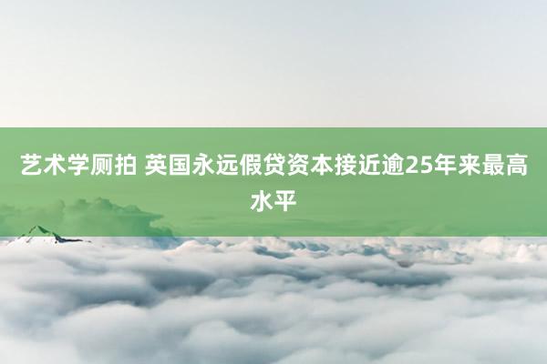 艺术学厕拍 英国永远假贷资本接近逾25年来最高水平