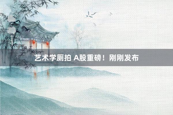 艺术学厕拍 A股重磅！刚刚发布
