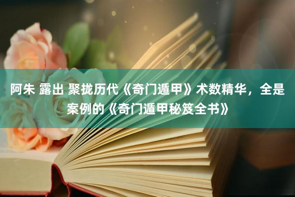 阿朱 露出 聚拢历代《奇门遁甲》术数精华，全是案例的《奇门遁甲秘笈全书》