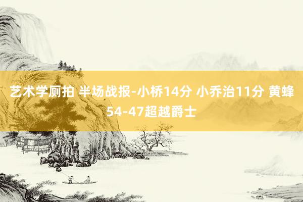 艺术学厕拍 半场战报-小桥14分 小乔治11分 黄蜂54-47超越爵士