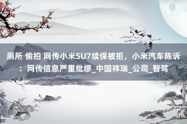 厕所 偷拍 网传小米SU7续保被拒，小米汽车陈诉：网传信息严重纰缪_中国祥瑞_公司_智驾
