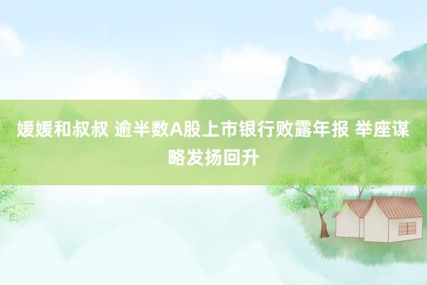 媛媛和叔叔 逾半数A股上市银行败露年报 举座谋略发扬回升