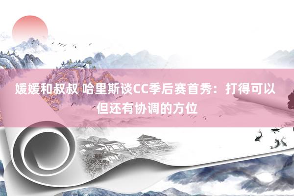 媛媛和叔叔 哈里斯谈CC季后赛首秀：打得可以 但还有协调的方位